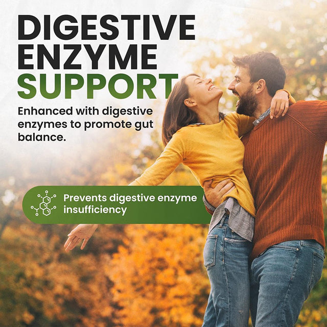 100 Billion Probiotic | Digestive Enzymes with Probiotics and Prebiotics Probiotic Multi Enzyme for Women Men Adults Supports Digestion & IBS with Amylase Protease & Lipase Probiotic Multi-Enzyme