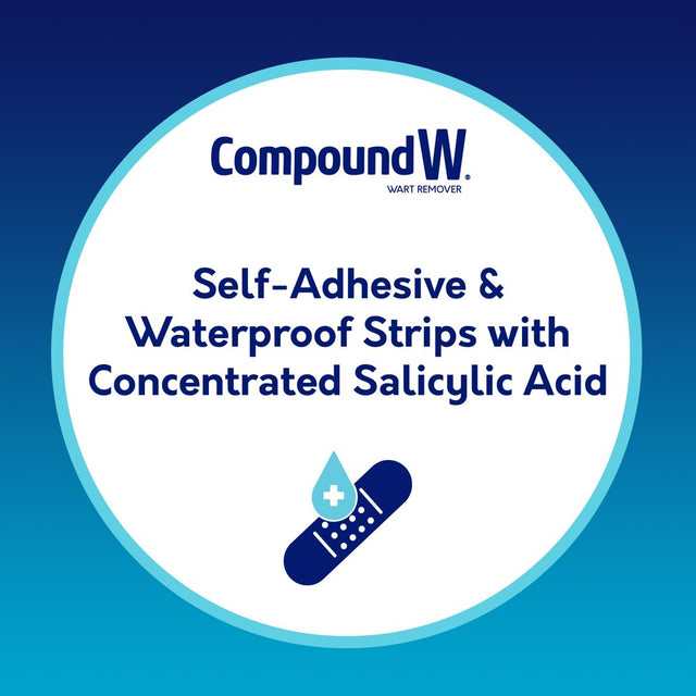 Compound W Maximum Strength One Step Wart Remover Pads, 14 Count