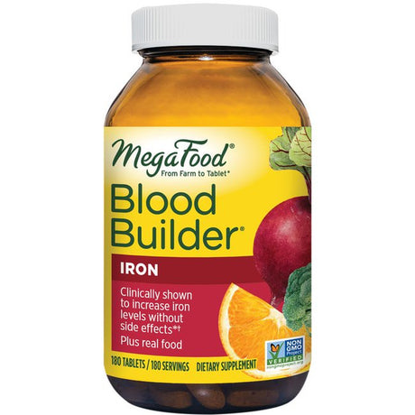 Megafood Blood Builder 180 Tabs Increases Iron Level *