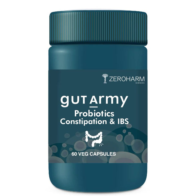 Gut Army Probiotics for Constipation & Improve Digestive Health -60 Capsule