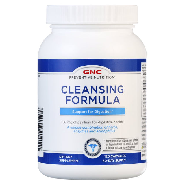 GNC Cleansing Formula, 120 Capsules, Daily Digestive Supplement