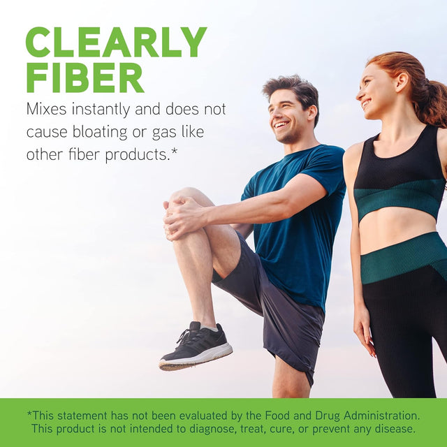 DAVINCI Labs Clearly Fiber - Supplement to Support Intestinal Regularity, Normal Bowel Function, and Triglyceride Levels within Normal Ranges* - Vegetarian - Gluten-Free - 30 Servings