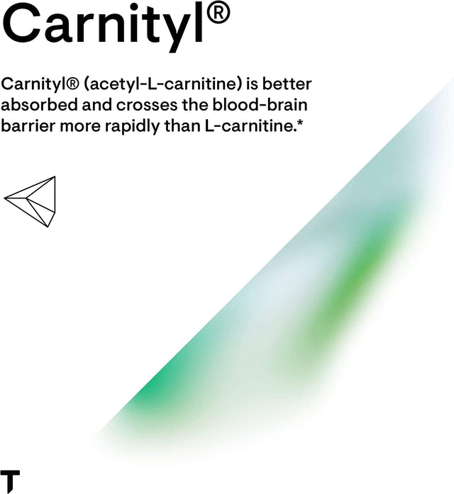 Thorne Acetyl-L-Carnitine - 500 Mg - Supports Brain Function and Healthy Nerve Sensations in the Hands and Feet - Gluten-Free, Soy-Free, Dairy-Free - 60 Capsules