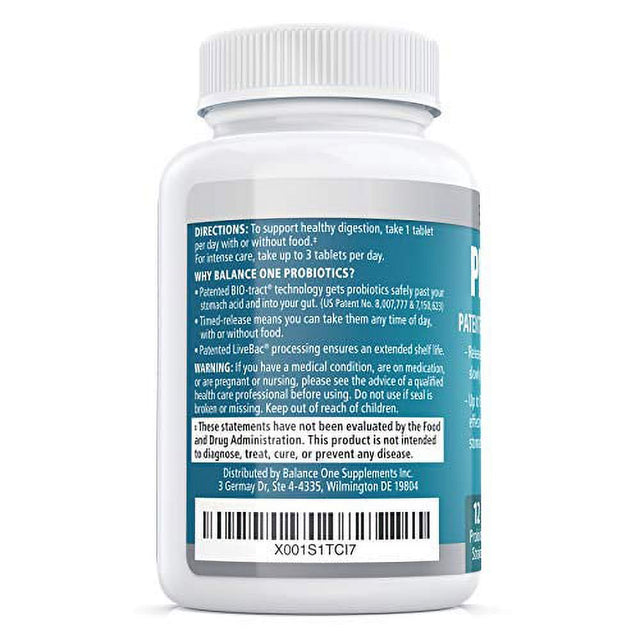 Balance ONE Probiotics for Kids, Children'S Gut Health and Digestive Support, Time Release 15X More Effective, Shelf Stable, Sugar Free Kids Probiotic, Easy to Swallow, 60 Day Supply