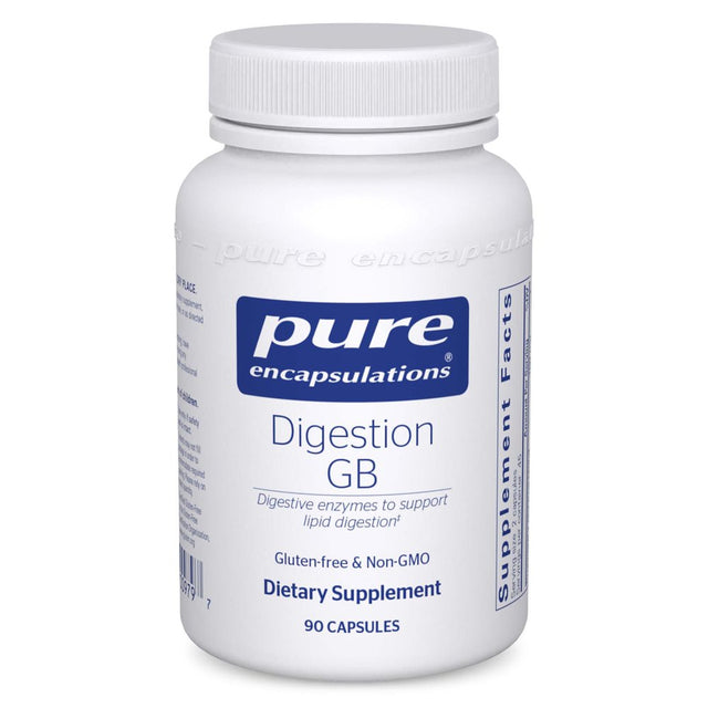 Pure Encapsulations Digestion GB | Digestive Enzyme Supplement to Support Gall Bladder and Digestion of Fat, Carbohydrates, and Protein* | 90 Capsules