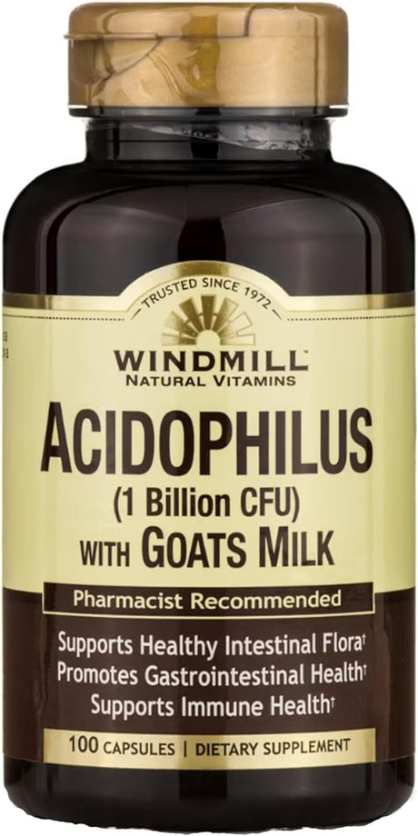 Acidophilus W/Goat Milk Caps 100'S Windmill