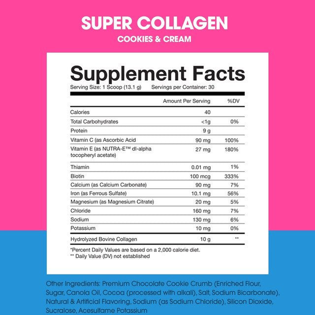 Obvi Collagen Peptides, Protein Powder, Keto, Gluten and Dairy Free, Hydrolyzed Grass-Fed Bovine Collagen Peptides, Supports Gut Health, Healthy Hair, Skin, Nails (30 Servings, Cookies & Cream)