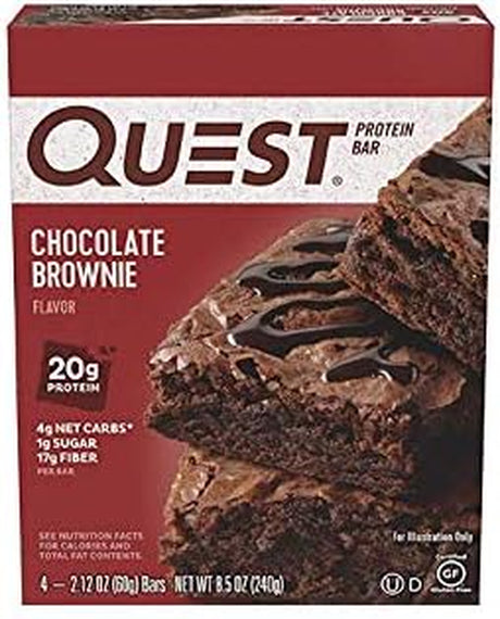 Quest Nutrition Protein Bar, Chocolate Brownie, 12 Count