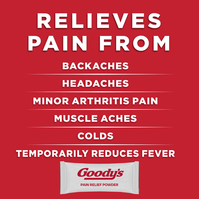 Goody'S Back and Body Pain Relief Powder, 24 Powder Sticks