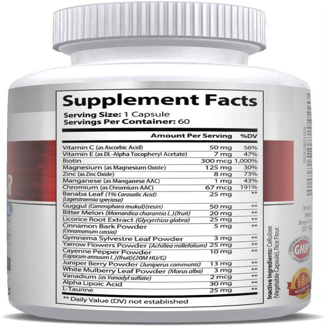 Regulate Your Blood Sugar with Nutrisuppz Blood Sugar Supplement - Achieve Optimal Glucose Balance for a Healthier You