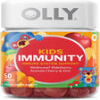 OLLY Kids Immunity Gummy, Immune Support, Wellmune, Elderberry, Vitamin C, Zinc, Chewable Supplement, Cherry - 50 Count