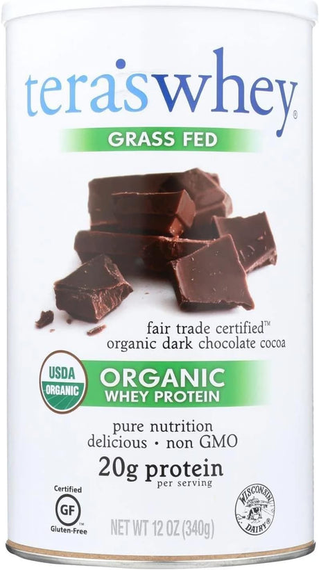 Simply Tera'S Organic Whey Protein Powder, Dark Chocolate Flavor