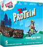 CLIF Kid Zbar Protein - Chocolate Mint - Crispy Whole Grain Snack Bars - Made with Organic Oats - Non-Gmo - 5G Protein - 1.27 Oz. (5 Pack)