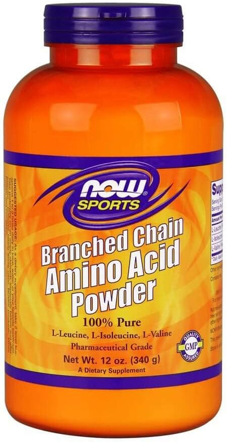 Branch Chain Amino, POWDER, 12 OZ by Now Foods (Pack of 3)