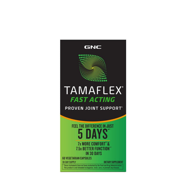 GNC Tamaflex Fast Acting, 60 Vegetarian Capsules, Joint Support