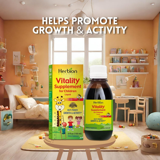 Vitality Supplement for Children - Promotes Growth and Appetite - Relieves Fatigue - Improves Mental and Physical Performance – 5 Fl Oz, for Kids 1 Year and Above, Pack of 2