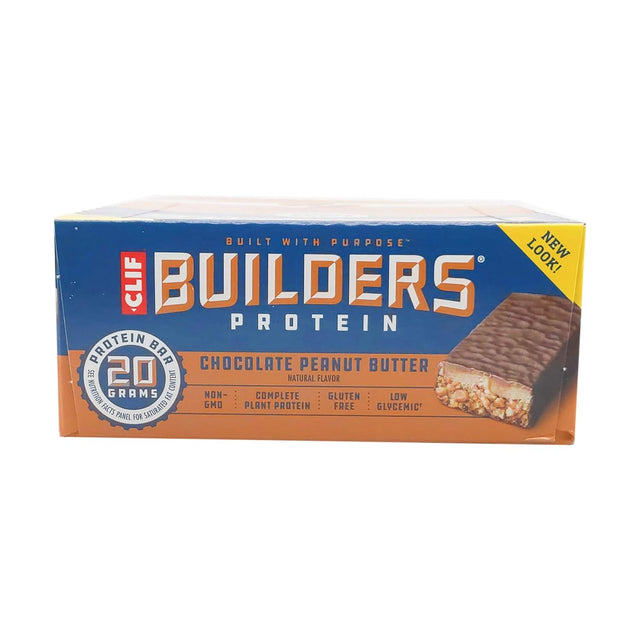 Clif Bar Cocoa Dipped Double Decker Crisp Bar, Chocolate Peanut Butter, 12 Ct