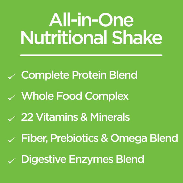 Vegansmart Naturade Plant Based Vegan Protein Powder - All-In-One Nutritional Shake Protein Blend - Gluten Free & Non-Gmo - Vanilla (15 Servings)