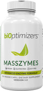 Bioptimizers - Masszymes 3.0 with Astrazyme - Digestive Enzyme Supplement for Better Absorption - Relief from Bloating, Constipation, and Gas - Contains Lipase, Amylase, and Bromelain, 250 Capsules