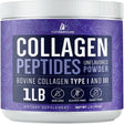 Collagen Peptides Powder Hydrolyzed Protein Types 1&3 Anti-Aging Supplement 1 LB