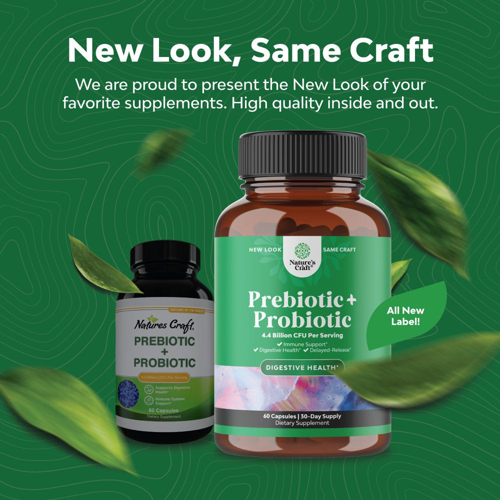 Prebiotics and Probiotics Gut Health Supplement - Super Potent Digesti ...