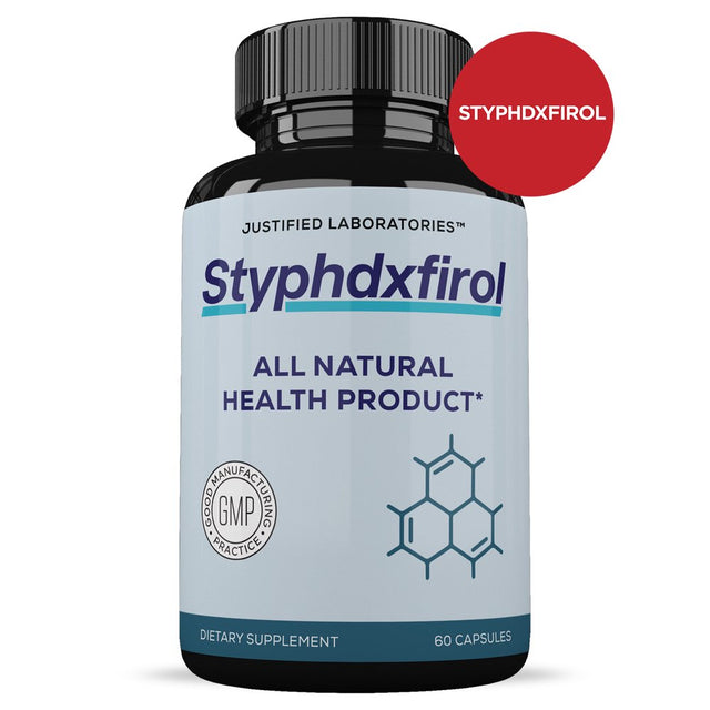 Styphdxfirol 1484MG All Natural Advanced Men'S Heath Performance Formula 60 Capsules