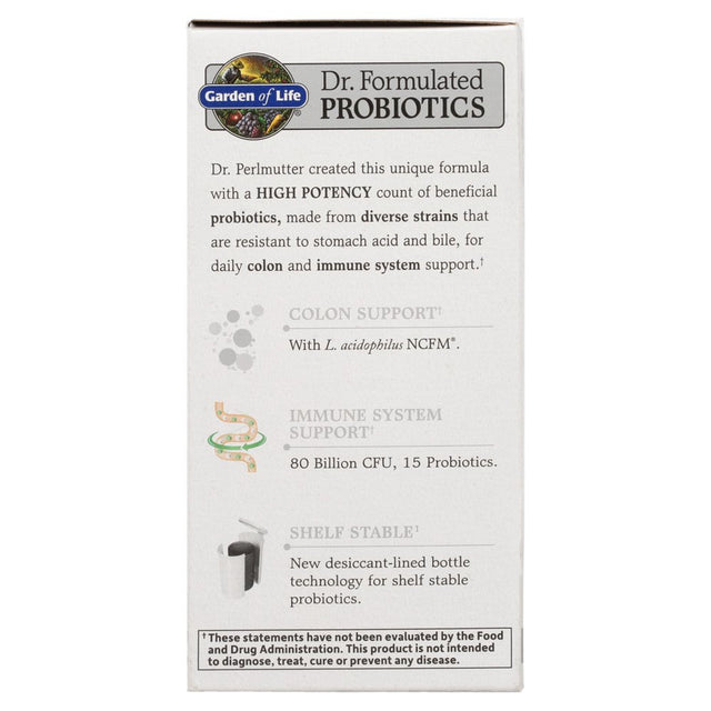 Garden of Life Dr. Formulated Critical Care Probiotics, 80 Billion CFU, 30Ct