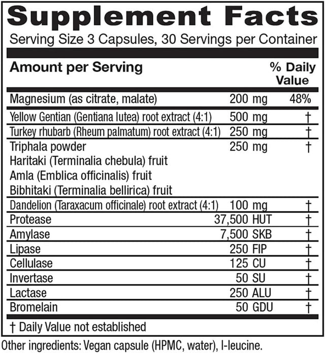 Vitanica Colon Motility Blend, Colon Support, Vegan, 90 Capsules