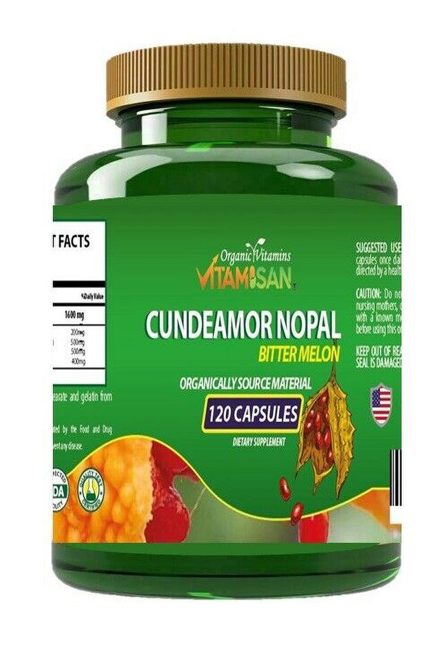 CUNDEAMOR Bitter Melon Diabetic Sugar Balance 1600 Mg 120 Capsules