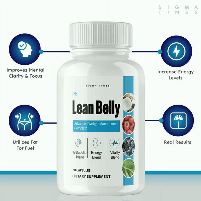 Lean Belly Juice Weight Loss, Appetite Control Supplement Pills 60 Capsule (Pack of 2)