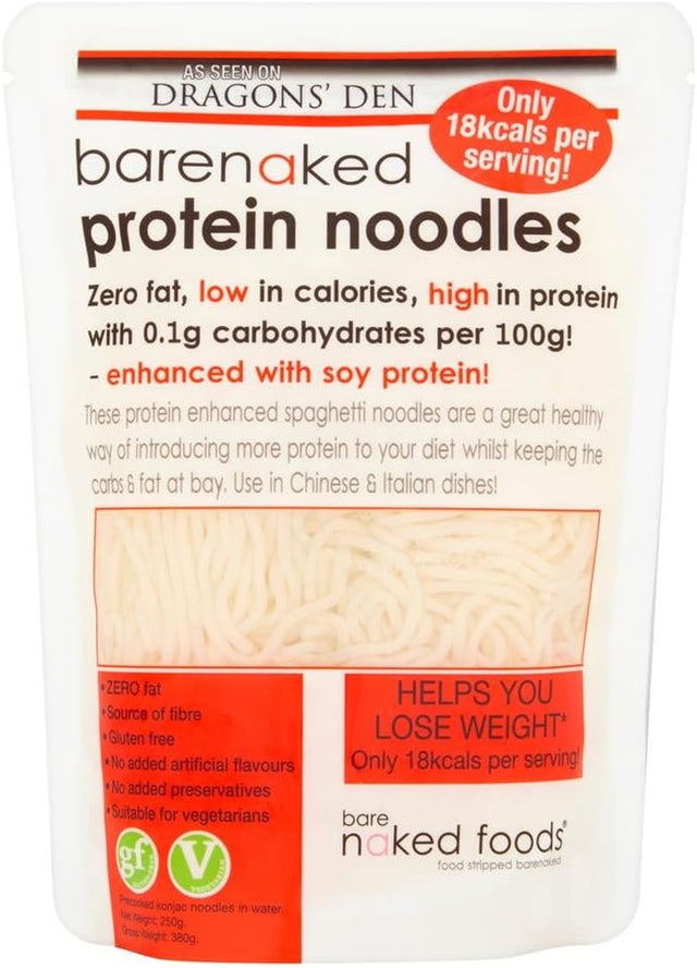 Bare Naked Protein Noodles 380G (Pack of 6)