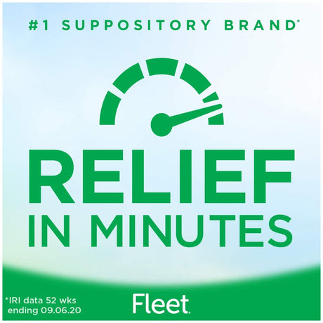 Fleet Liquid Glycerin Suppositories for Adult Constipation, 7.5 Ml, 4 Bottles