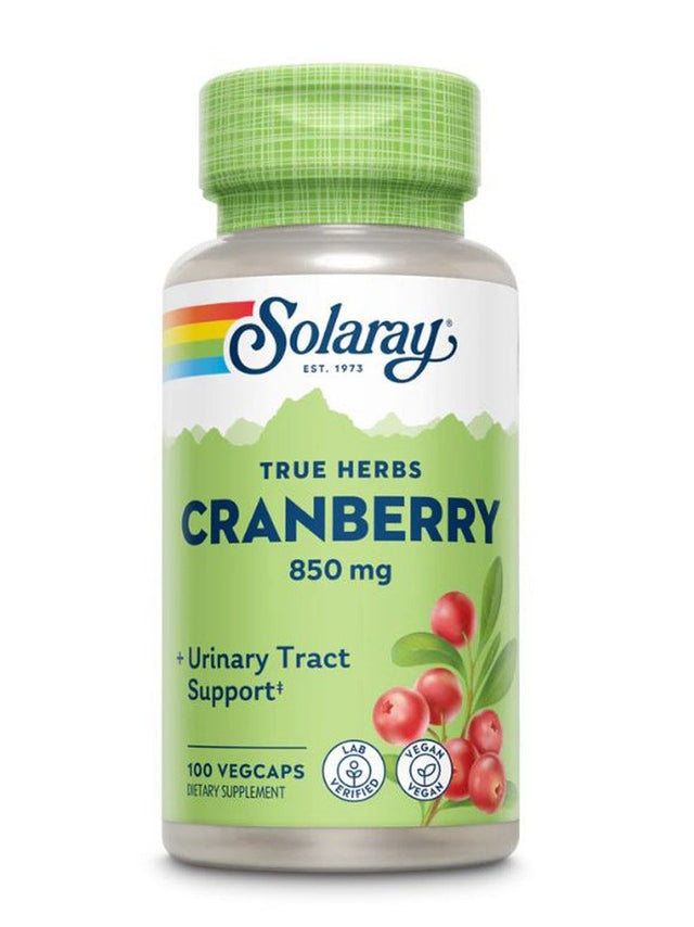 Solaray Cranberry -- 850 Mg - 100 Vegcaps