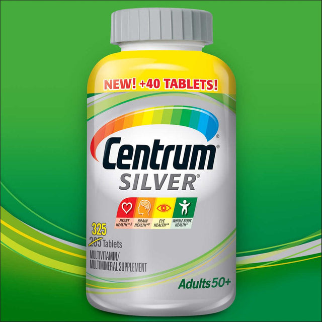 Centrum Silver Adults 50+, 325 Tablets