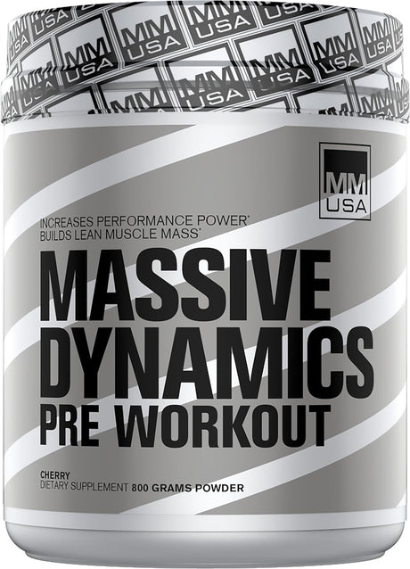 Massive Dynamics Pre-Workout: Strength Surge, Maximized Endurance, Muscle Growth, Performance Boost for Explosive Energy & Focus