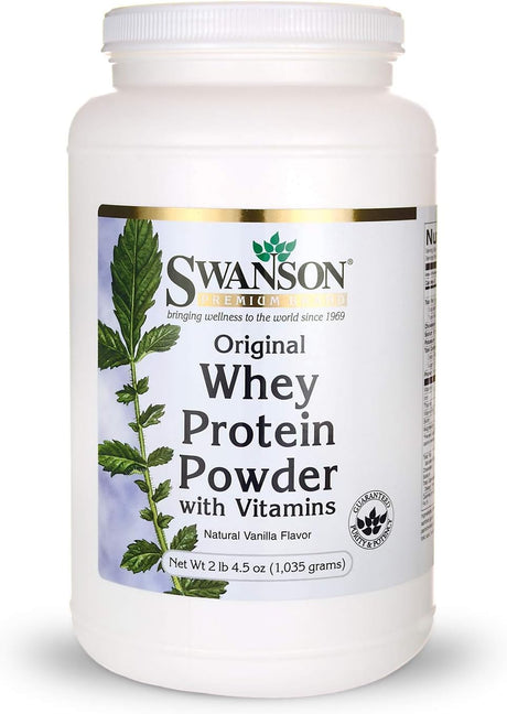 Whey Protein Powder 36.5 Oz Vanilla Flavor (1,035 Grams)