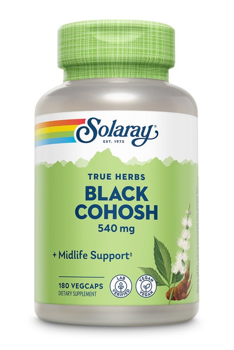 Solaray Black Cohosh -- 540 Mg - 180 Vegcaps