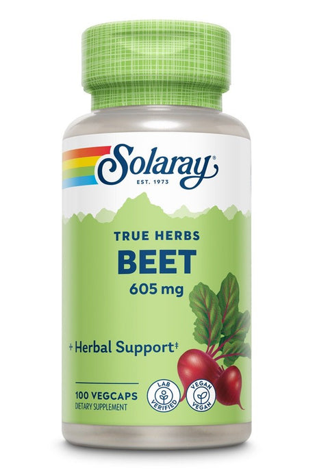 Solaray Beet -- 605 Mg - 100 Vegcaps