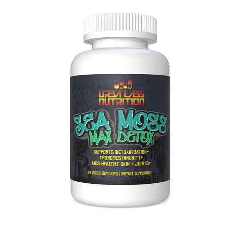 Urbalabs Sea Moss Max Blast 1405 Mg Organic Sea Moss Advanced Nootropic Brain Support Gut Cleanse Immunity Increase Energy Levels