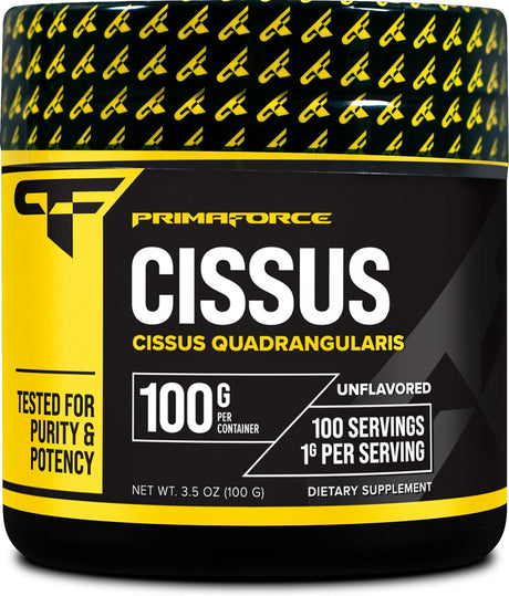 Primaforce Cissus Quadrangularis Extract, - Unflavored Powder, 100 Grams