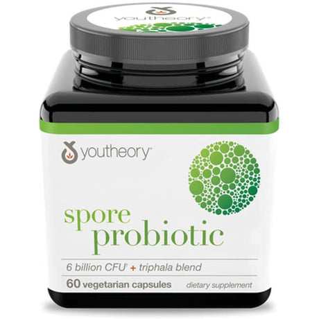 Youtheory Spore Probiotic, 6 Billion CFU, 60 Capsules