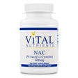 Vital Nutrients - NAC (N-Acetyl-L-Cysteine) - Vegan Formula - Supporting Sinus and Respiratory Health - 100 Vegetarian Capsules per Bottle - 600 Mg