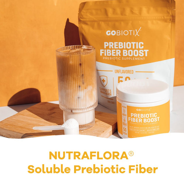 Fiber Boost Powder (Travel Packs) by Gobiotix | Prebiotic Supplement