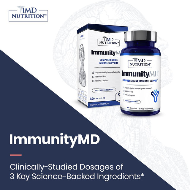 1MD Nutrition Immunitymd - Immune Health Probiotic Supplement