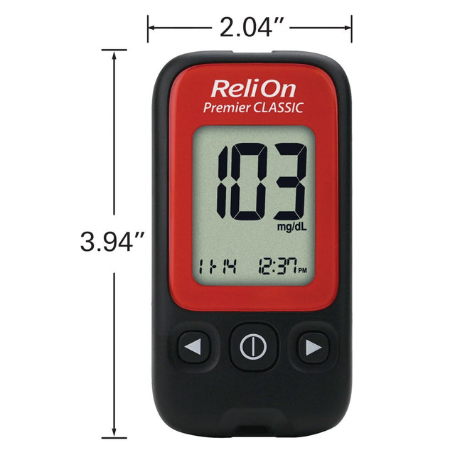 Relion Premier CLASSIC Blood Glucose Monitoring System