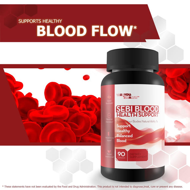 Sebi Blood Health Support - Support Your Bodies Natural Ability to Support Healthy Balanced Blood - Inspired by Dr Sebi Blood Health - Help Improve Blood Flow & Reduce Oxidative Stress Naturally