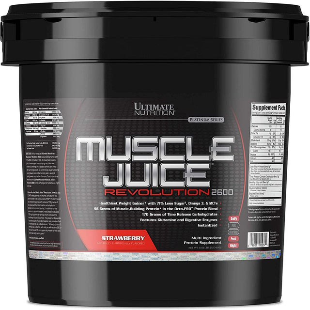 Ultimate Nutrition Muscle Juice Revolution 2600 Protein Powder Supplement-11.1 Lb