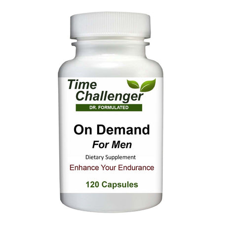 On Demand - for Men, Male Performance Enhancement, High Quality, No Fillers, 120 Capsules