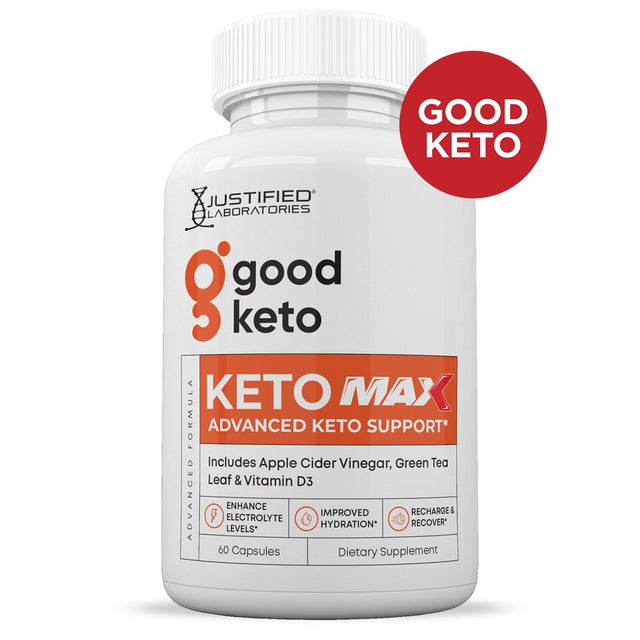 (10 Pack) Good Keto ACV MAX Pills 1675Mg Alternative to Gummies Dietary Supplement 600 Capsules