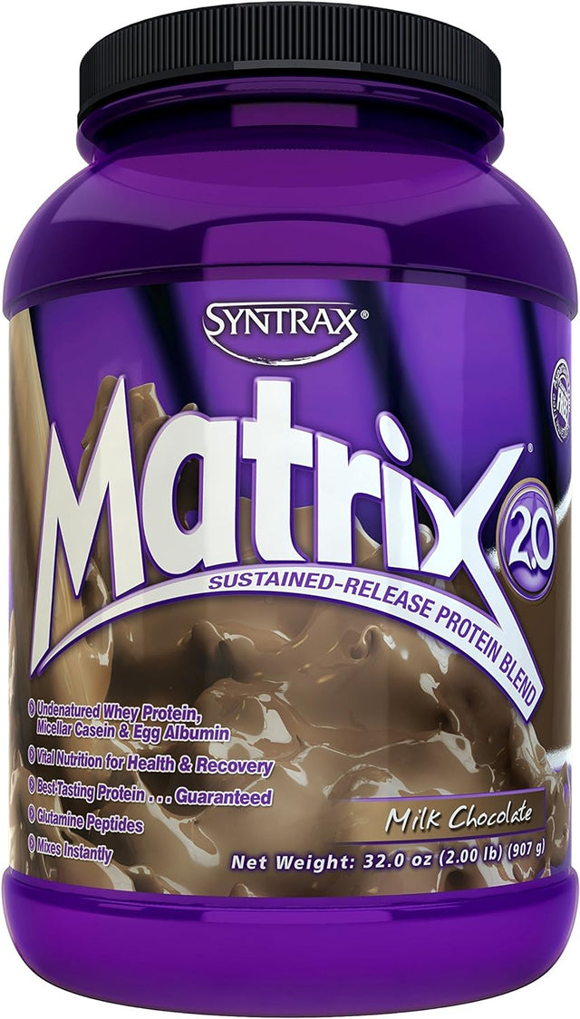 Syntrax, Matrix 2.0 Sustained-Release Protein Blend, Peanut Butter Cookie, 32 Oz